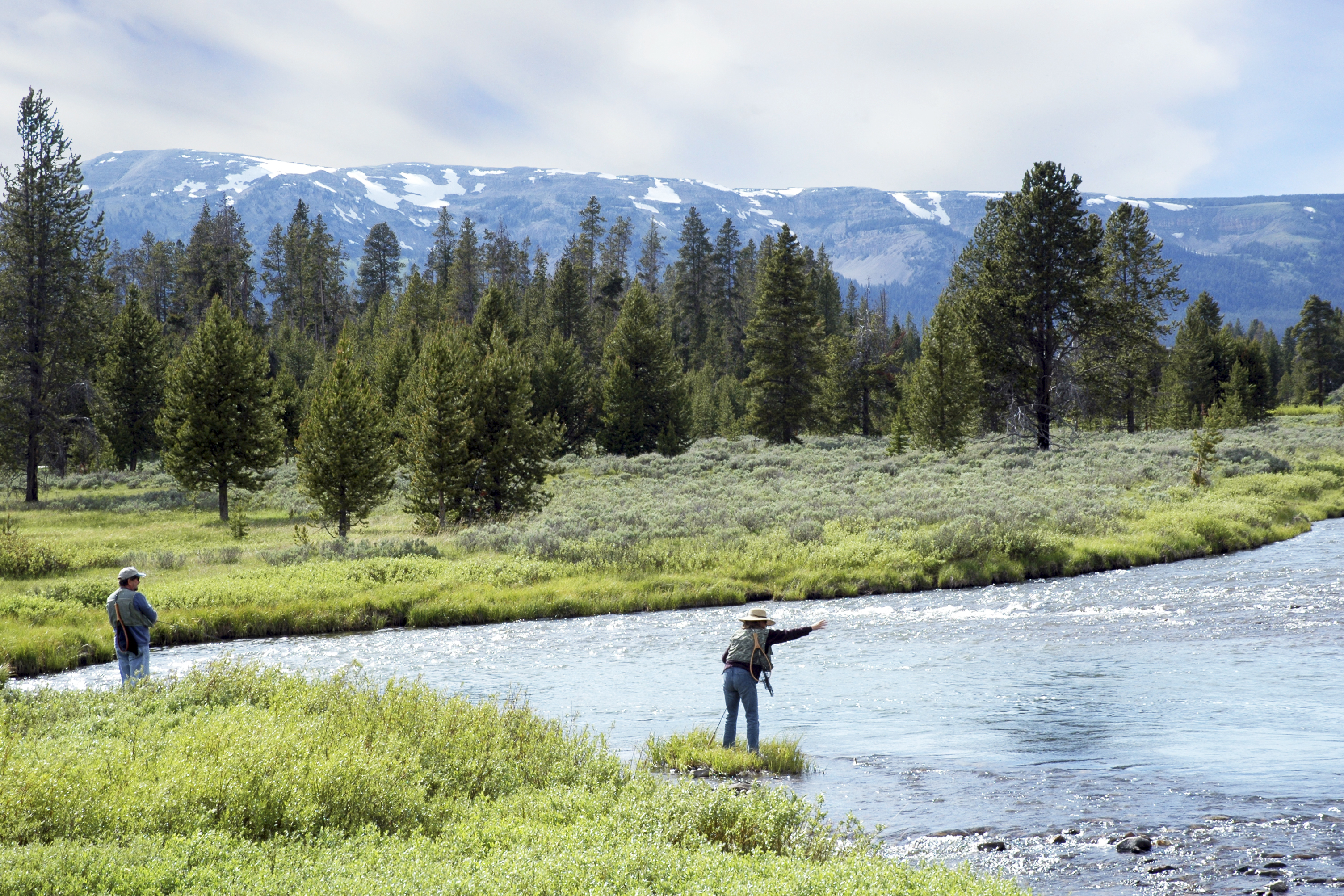 couple fishing